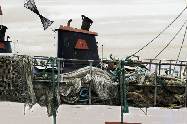 Chalutier au port