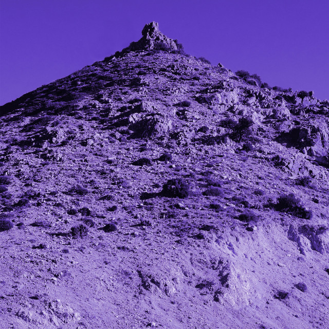 montagne bleue